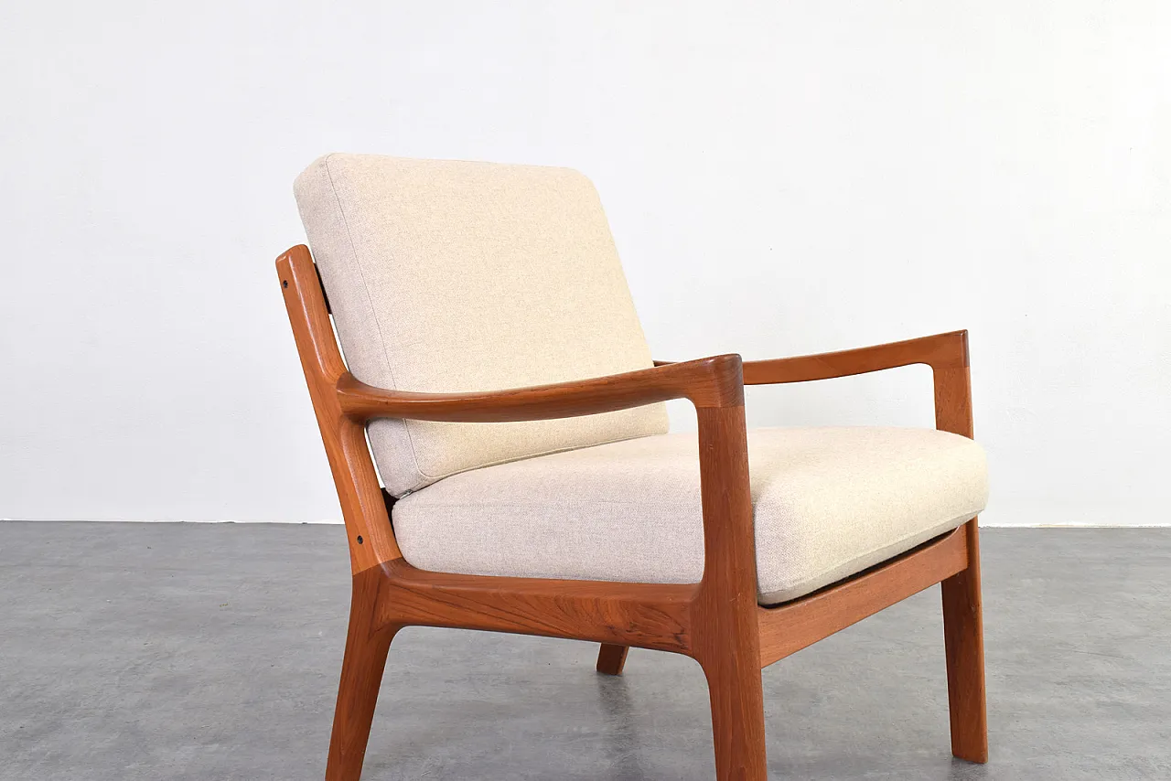 Danish Teak Senator Lounge Chair by Ole Wanscher for Cado, 60s 8