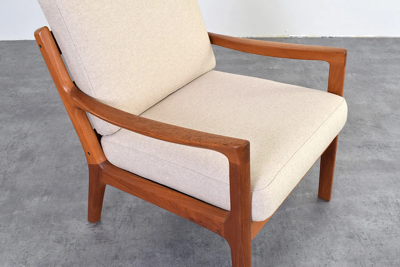 Danish Teak Senator Lounge Chair by Ole Wanscher for Cado, 60s 9