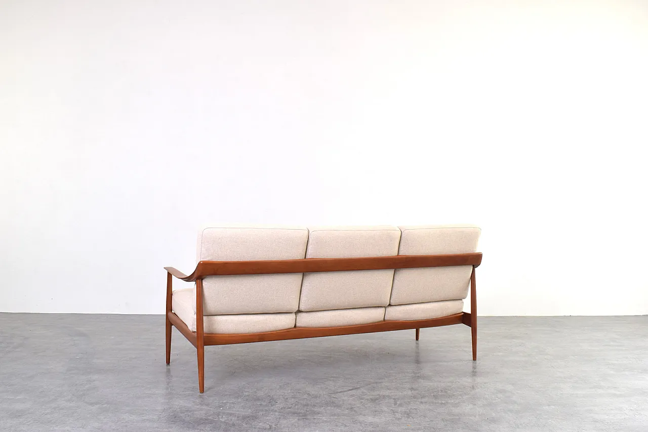 Teak Antimott sofa by Knoll, 1960s 6