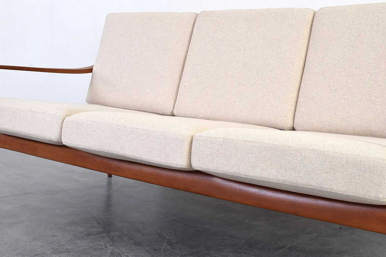 Teak Antimott sofa by Knoll, 1960s 13