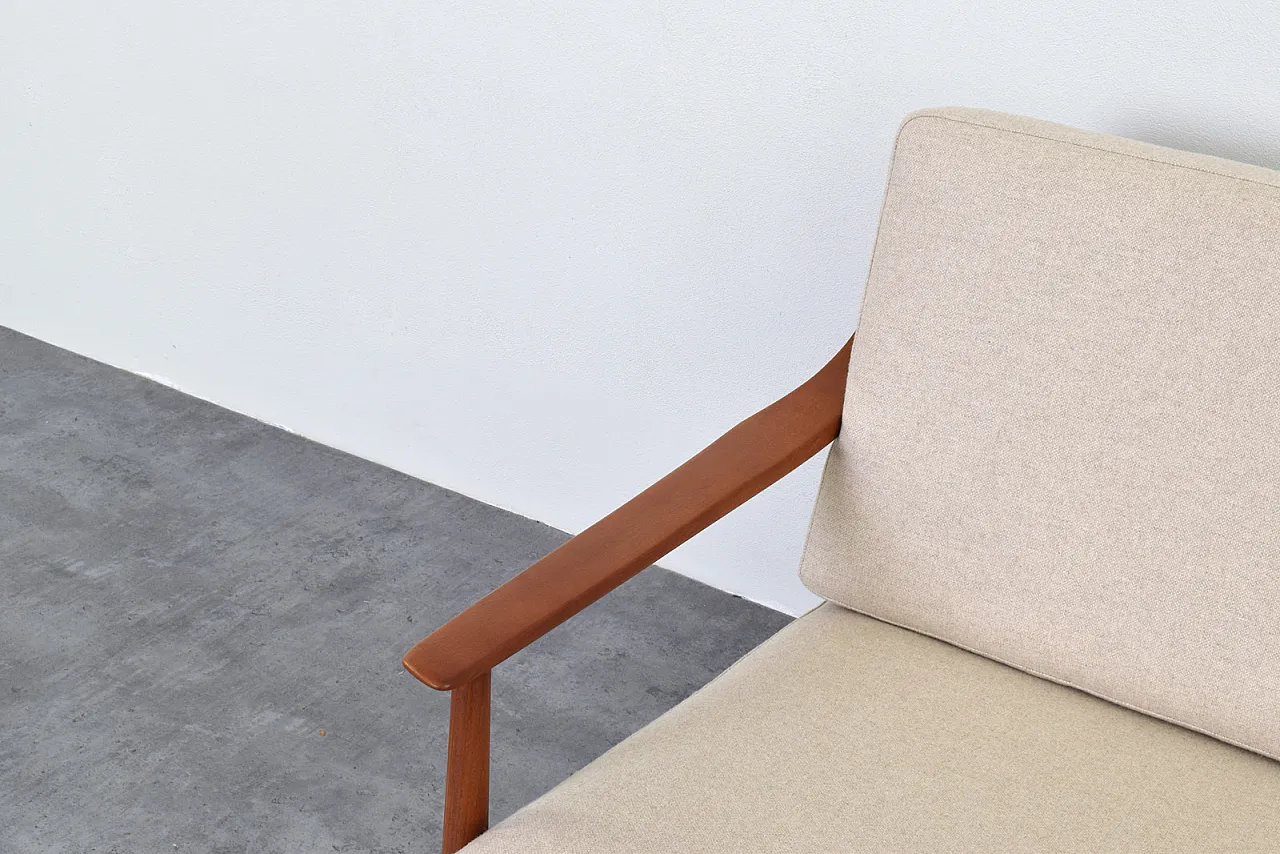 Teak Antimott sofa by Knoll, 1960s 14