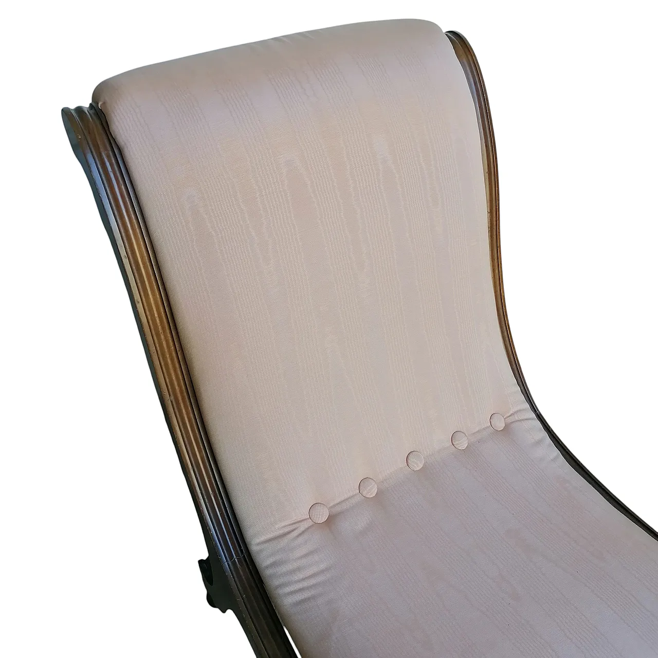 Pair of short chaise longue armchairs, 19th century 6