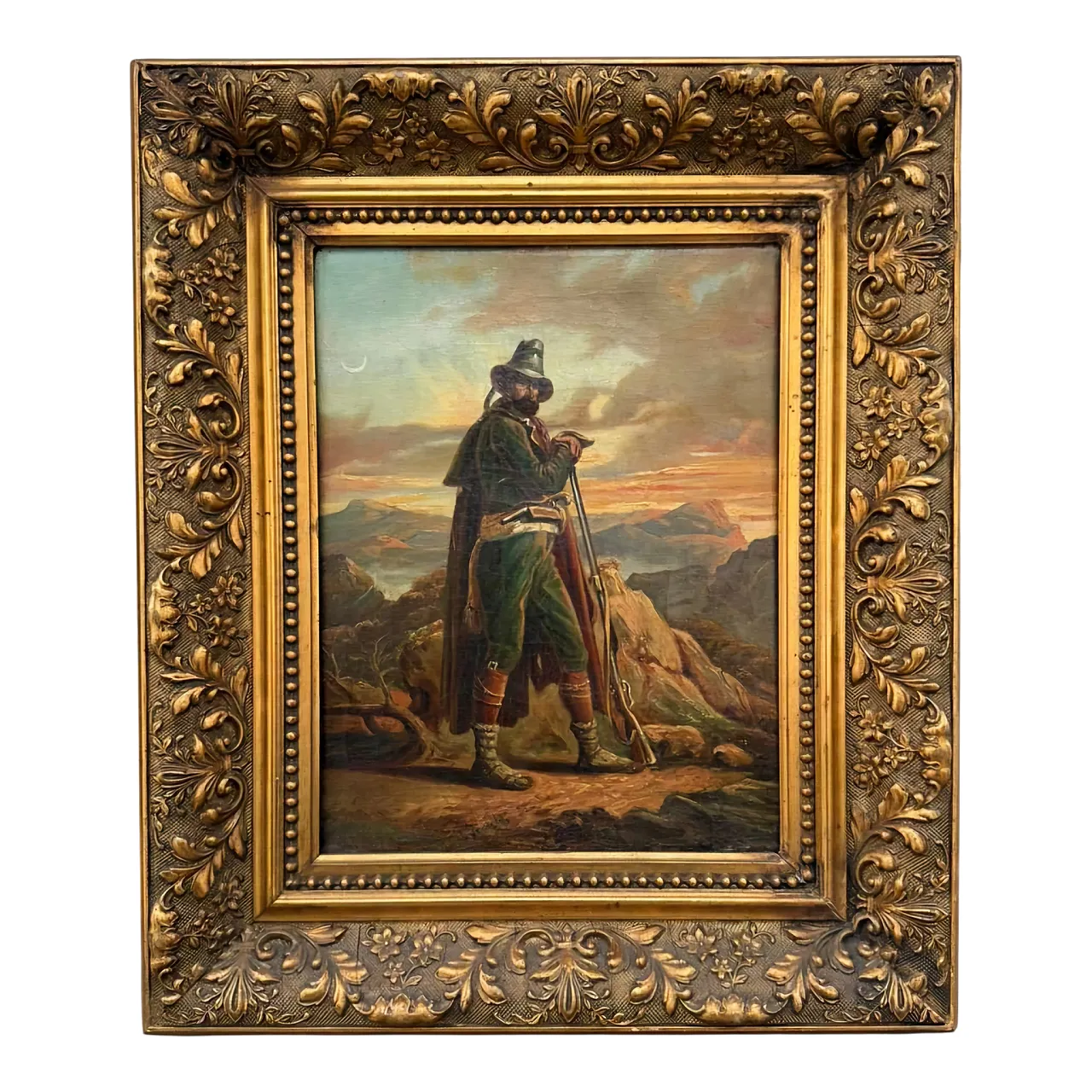 Border Guard Portrait, Oil on Canvas, 19th Century 1