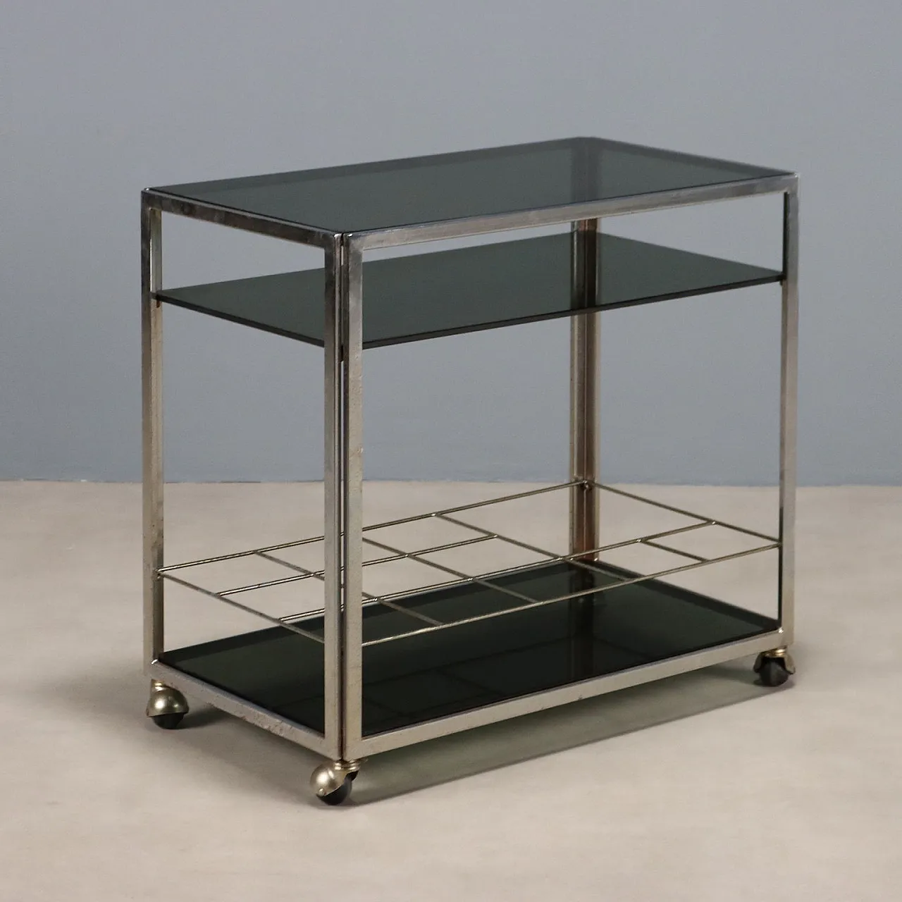 Cart with bottle holder, 20th century 1