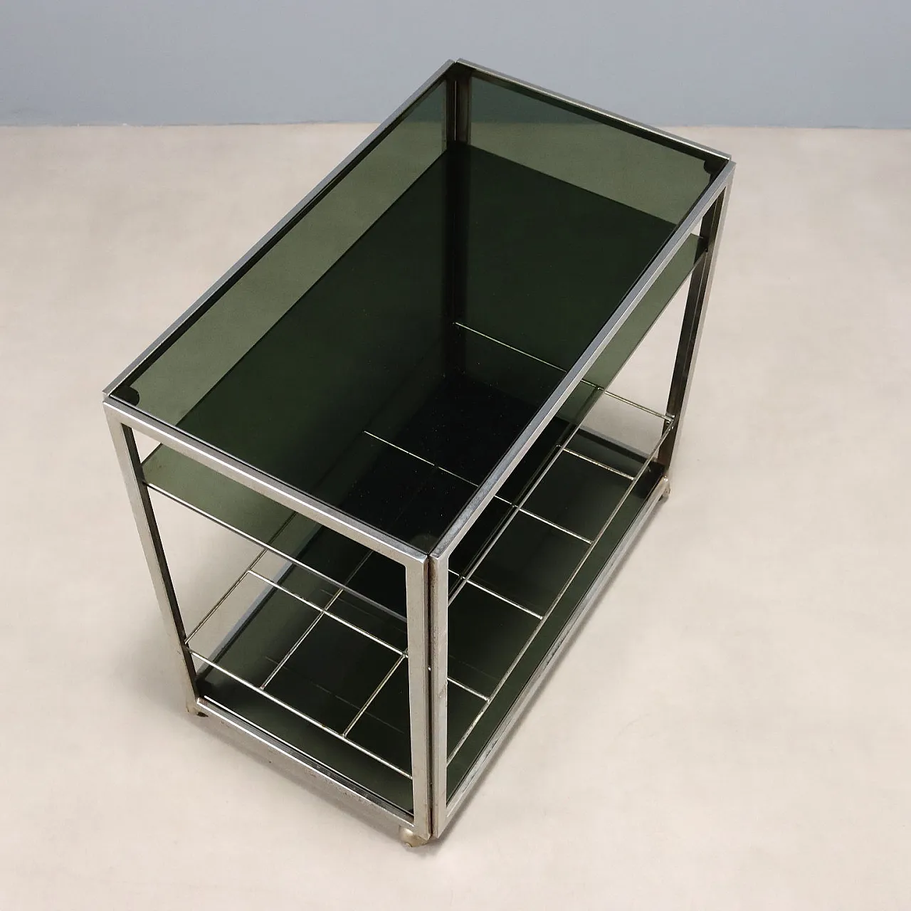 Cart with bottle holder, 20th century 7