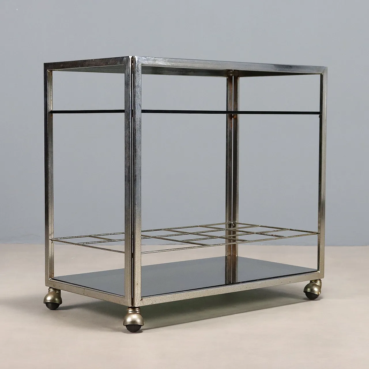Cart with bottle holder, 20th century 8