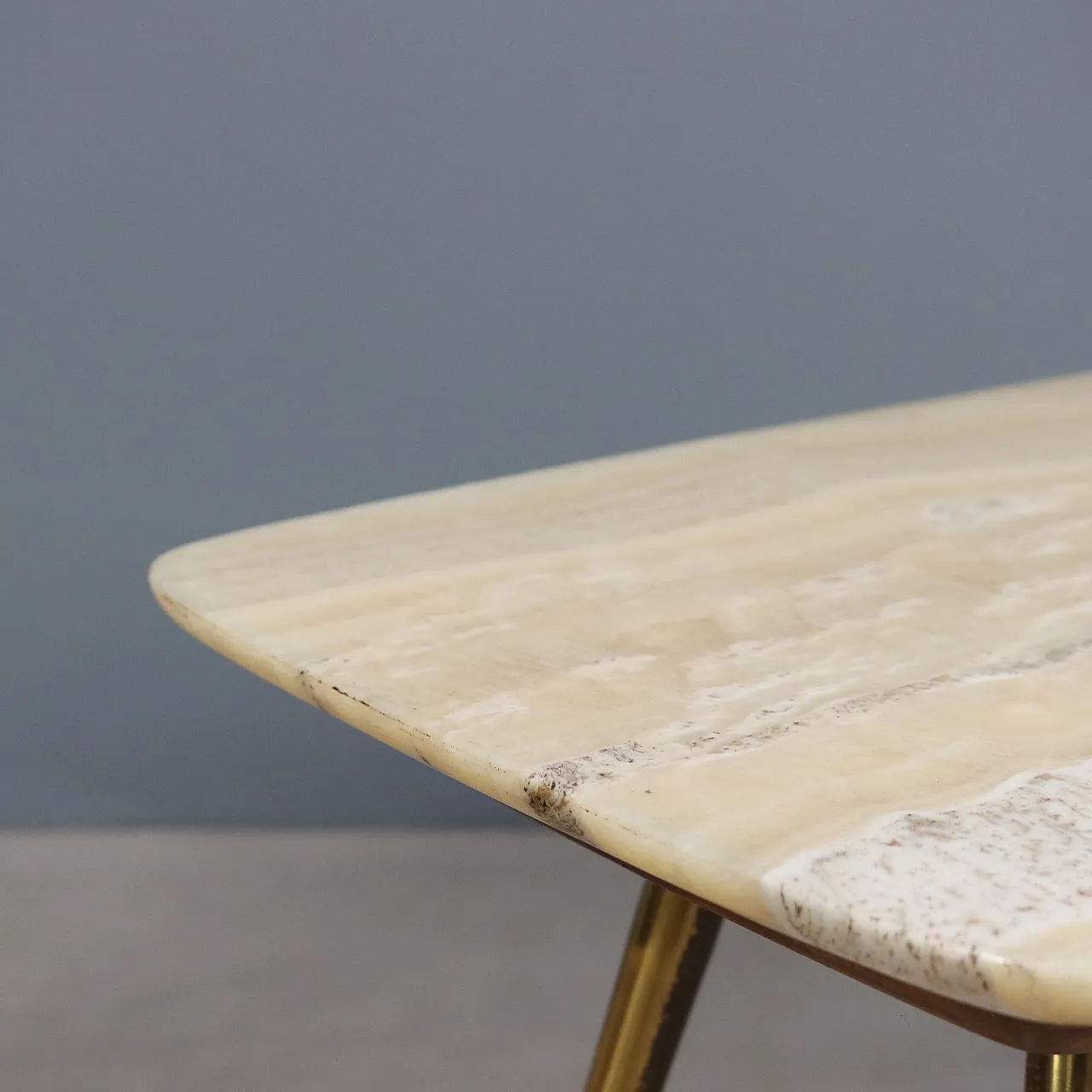 Coffee table with onyx top, 20th century 4