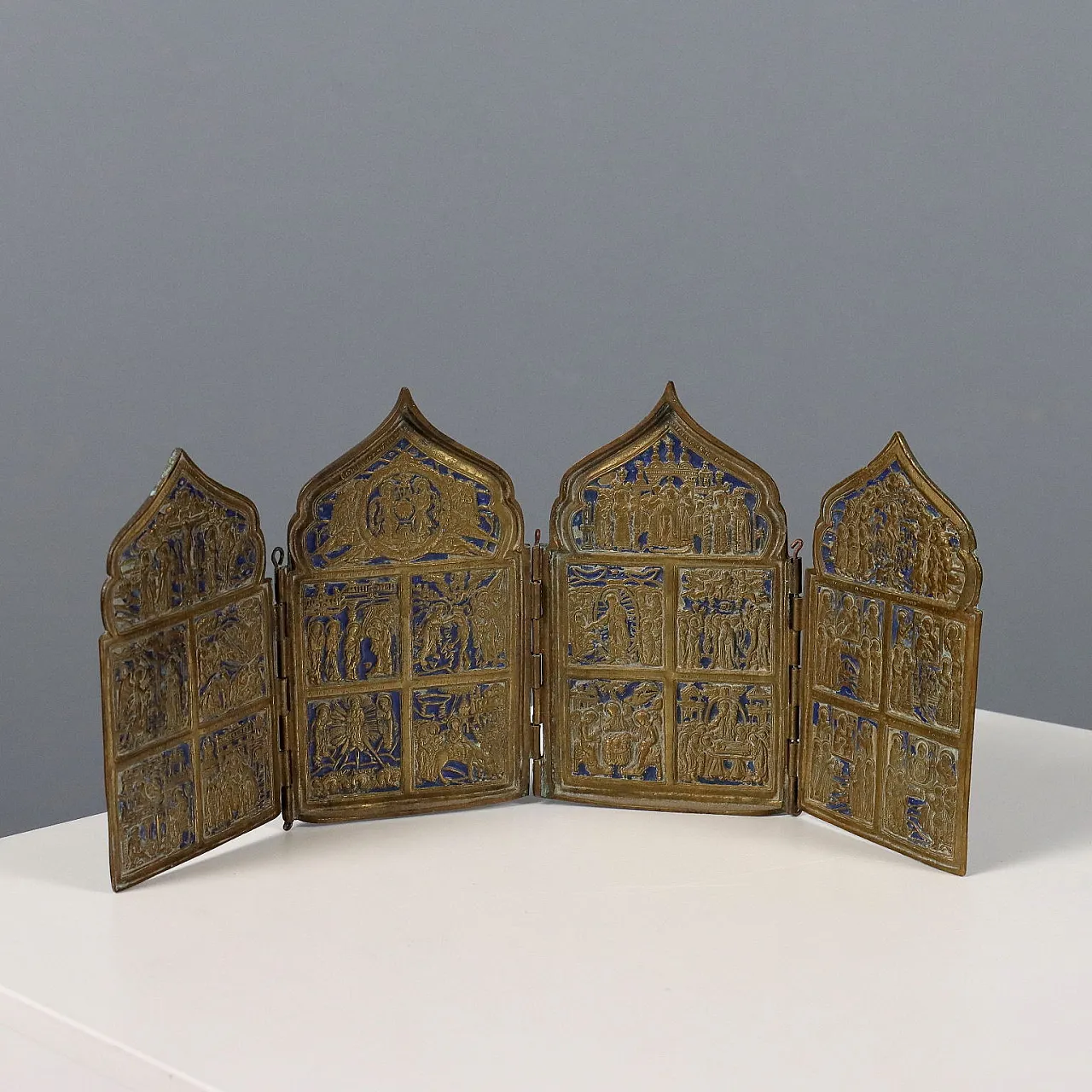 Quadripartite icon, 19th century 1