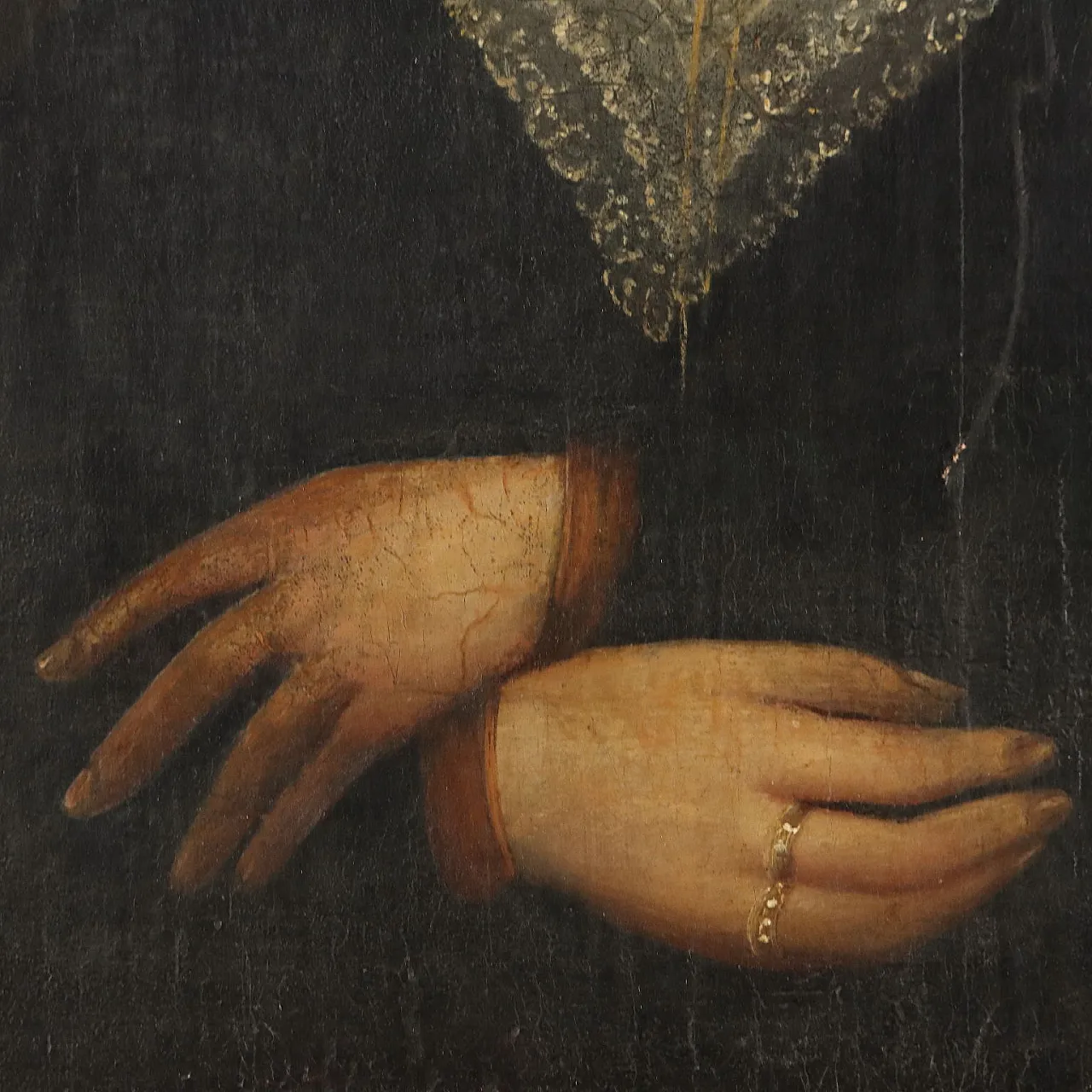 Portrait of a Young Woman, oil on canvas, 19th century 6