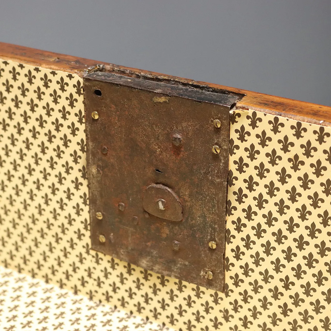 Cherry chest with mahogany, ebony and maple trim, 19th century 5