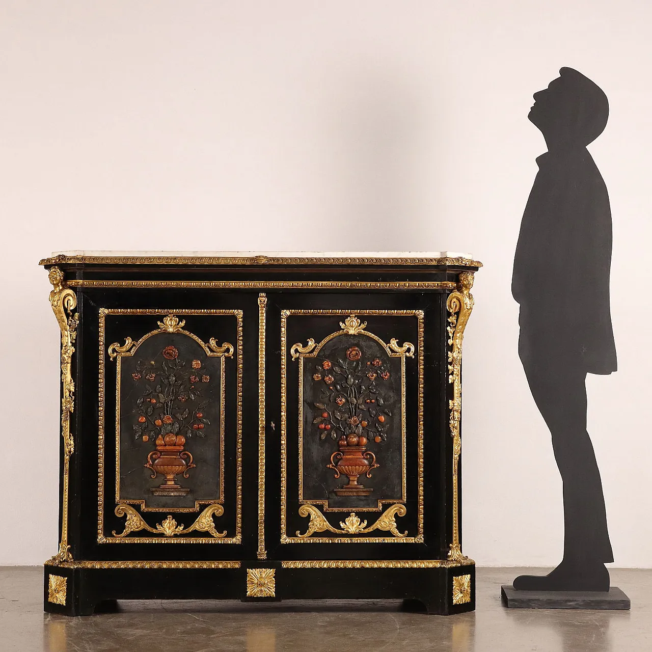 Napoleon III sideboard in ebony-panelled oak by Georges Monbro, third quarter 19th century 2