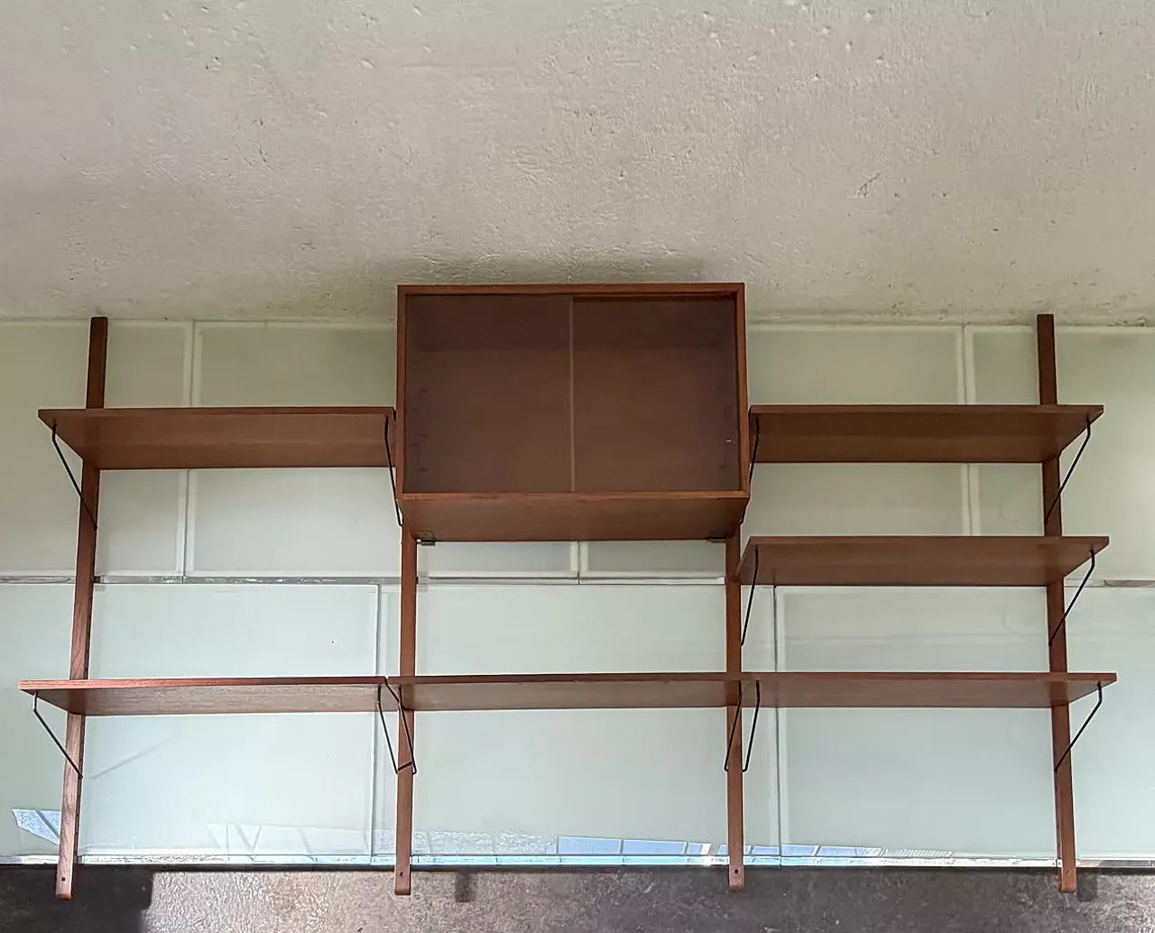 Modular wall shelf du Poul Cadovius, late 20th century 2