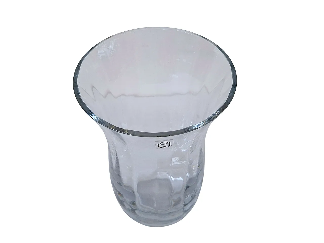 Table Center Vase in Crystal Handarbeit by Ichendorf, 70s 3