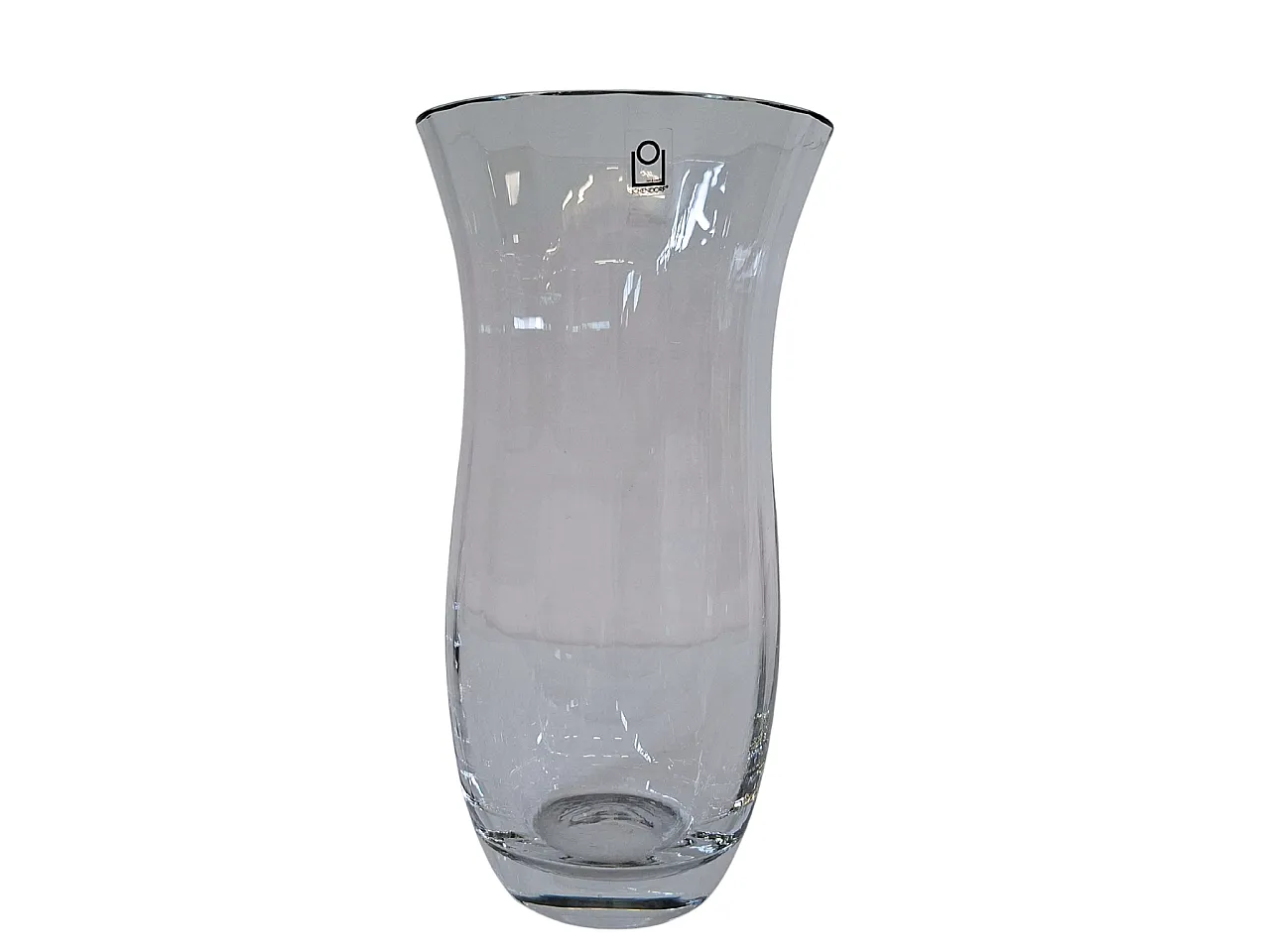 Table Center Vase in Crystal Handarbeit by Ichendorf, 70s 5