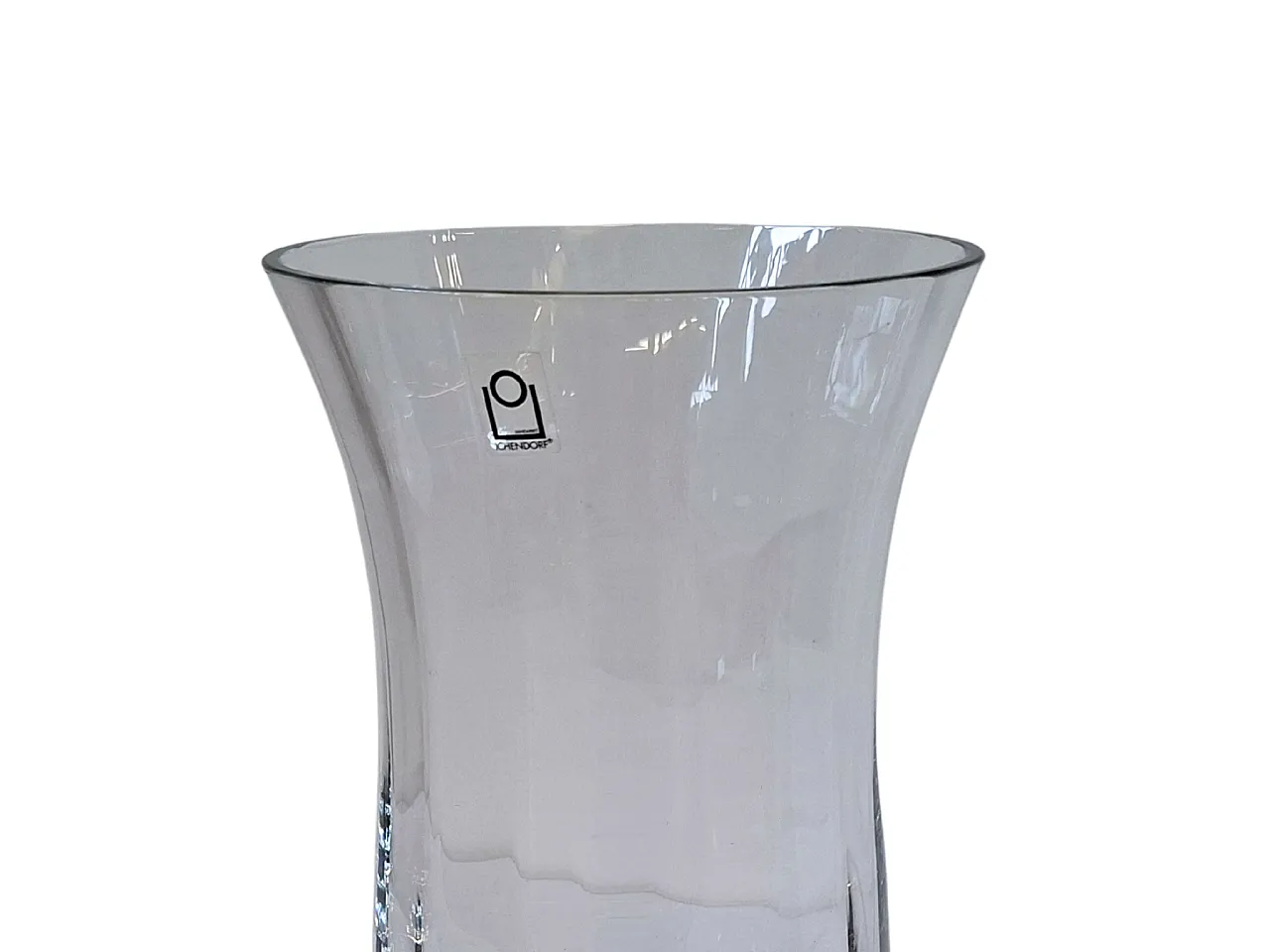 Table Center Vase in Crystal Handarbeit by Ichendorf, 70s 7