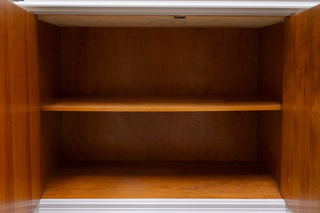 Double-body sideboard with high glass part, 1970s 7