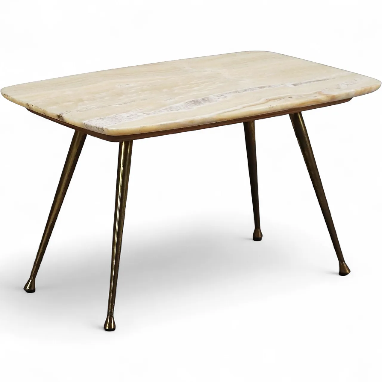 Coffee table with onyx top, 20th century 8
