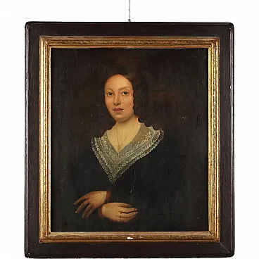 Portrait of a Young Woman, oil on canvas, 19th century