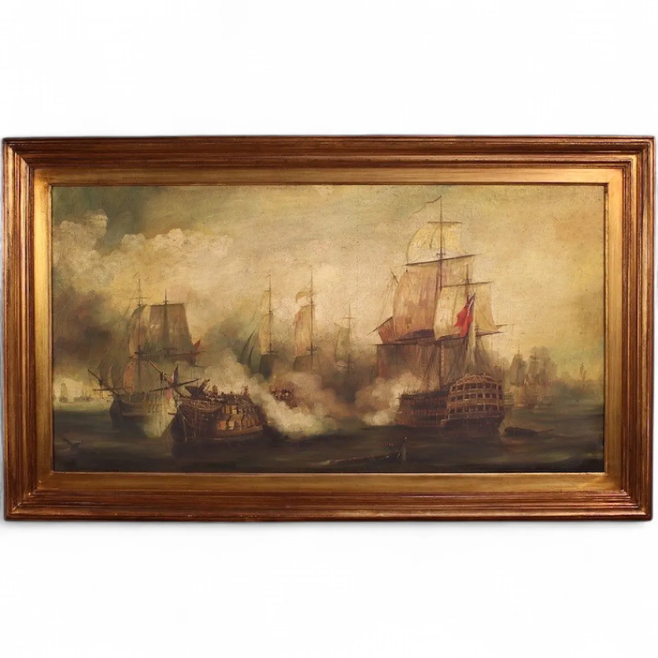 Marine painting, Battle of Trafalgar, mid-20th century 15