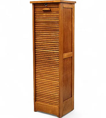 Archive filing cabinet with shutter, early 20th century