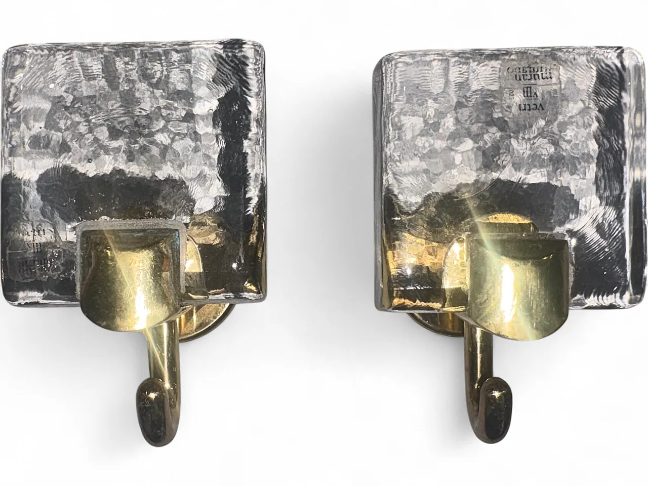 Pair of Murano glass coat hangers, 1960s 9