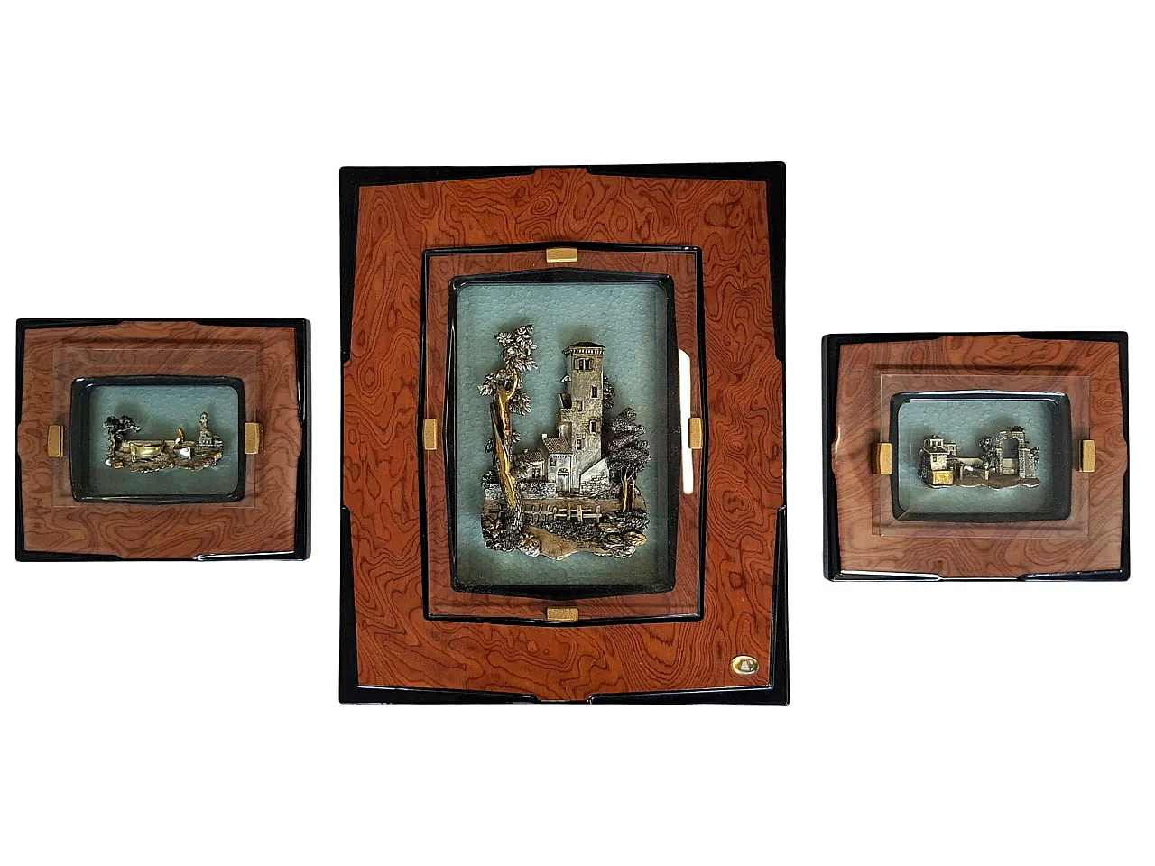Art Triptych Alessandro Zenobi, 90s 1