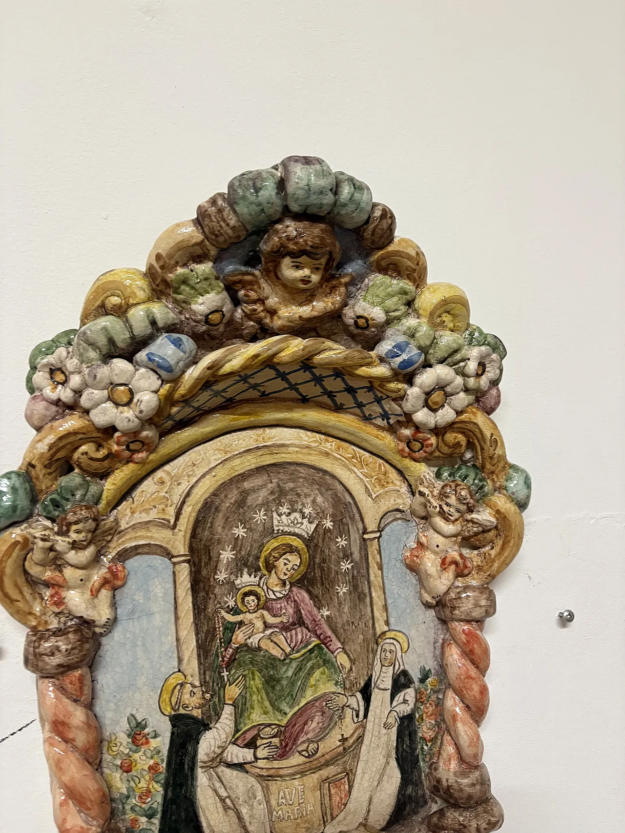 Acquasantiera madonna di Pompei 6