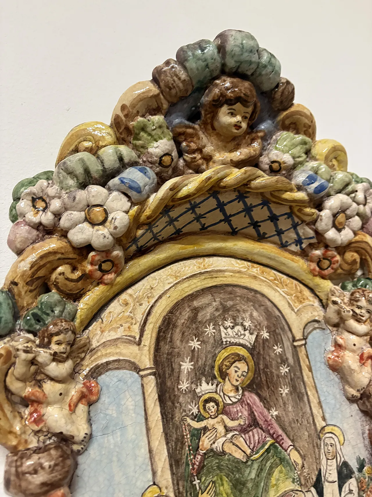 Acquasantiera madonna di Pompei 9