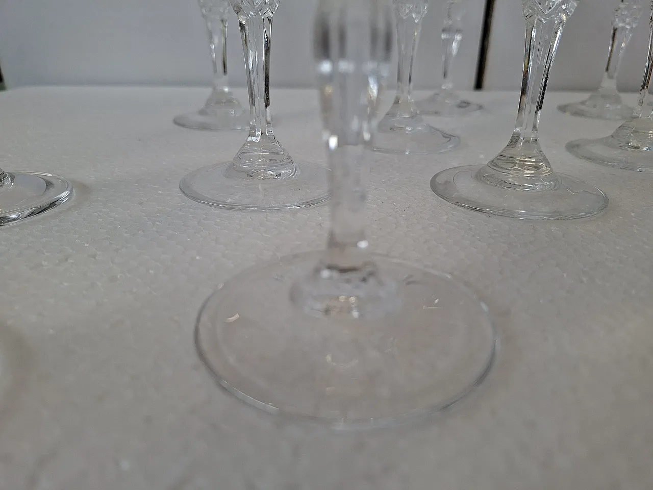20 Hand-Cut Crystal Goblets, 1985 6