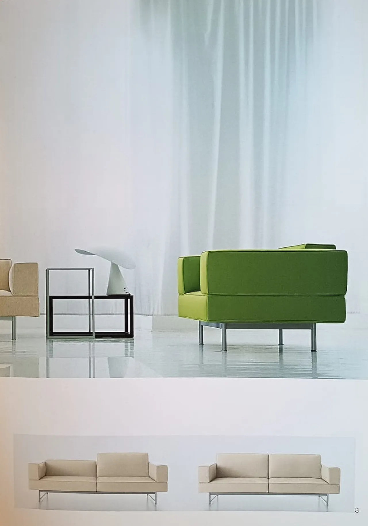 Coppia poltrone 260 Reef di Piero Lissoni per Cassina rossa, 2000 18