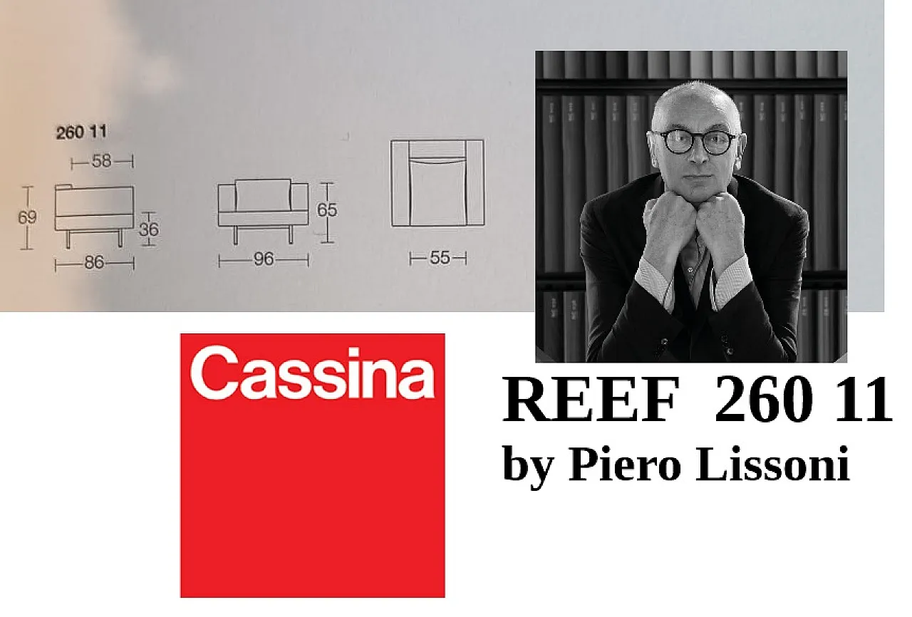 Coppia poltrone 260 Reef di Piero Lissoni per Cassina rossa, 2000 20