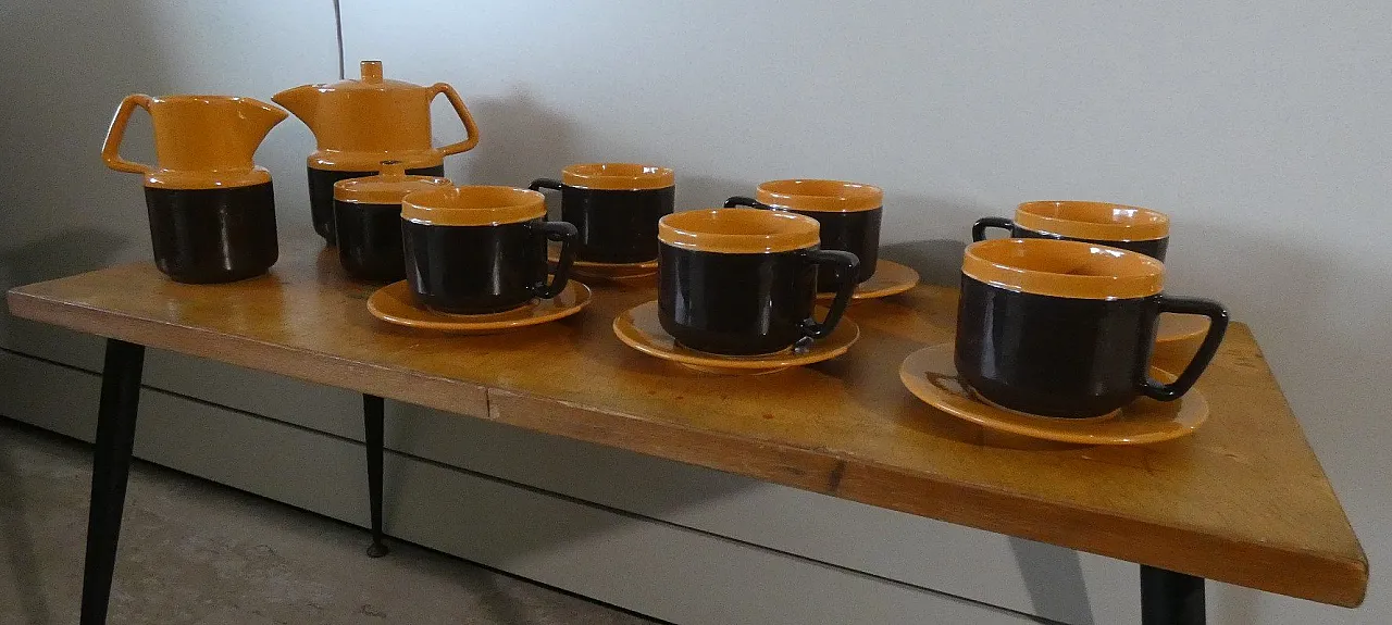 Set da tè di Settimo Rometti per Rometti Ceramiche, anni '60 1