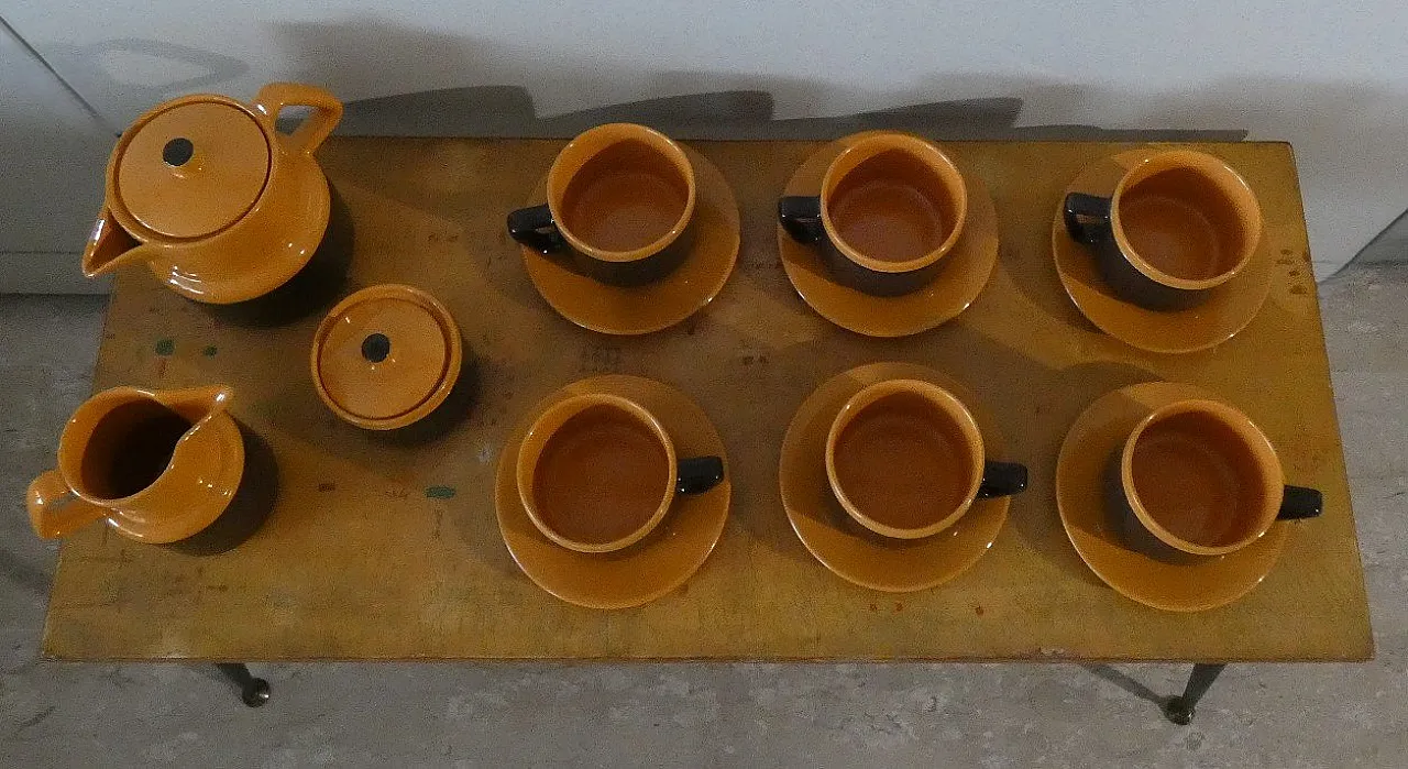 Set da tè di Settimo Rometti per Rometti Ceramiche, anni '60 2
