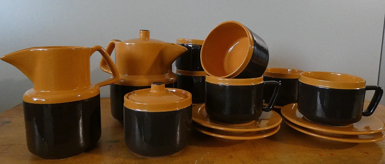 Set da tè di Settimo Rometti per Rometti Ceramiche, anni '60 3