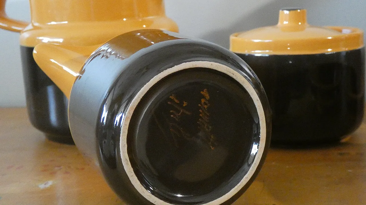 Set da tè di Settimo Rometti per Rometti Ceramiche, anni '60 11