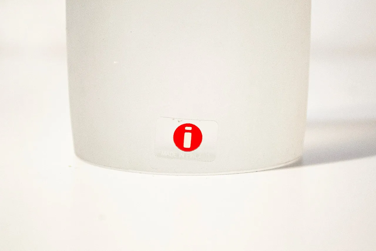 Portacandela Marcel in vetro di Timo Sarpaneva per Iittala, anni '90 4