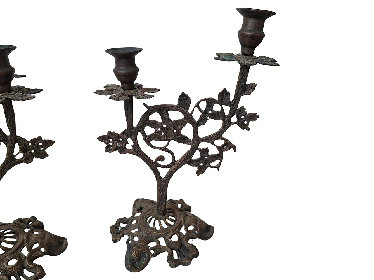 Art Noveaux style pair of candelabra, mid-20th century 3
