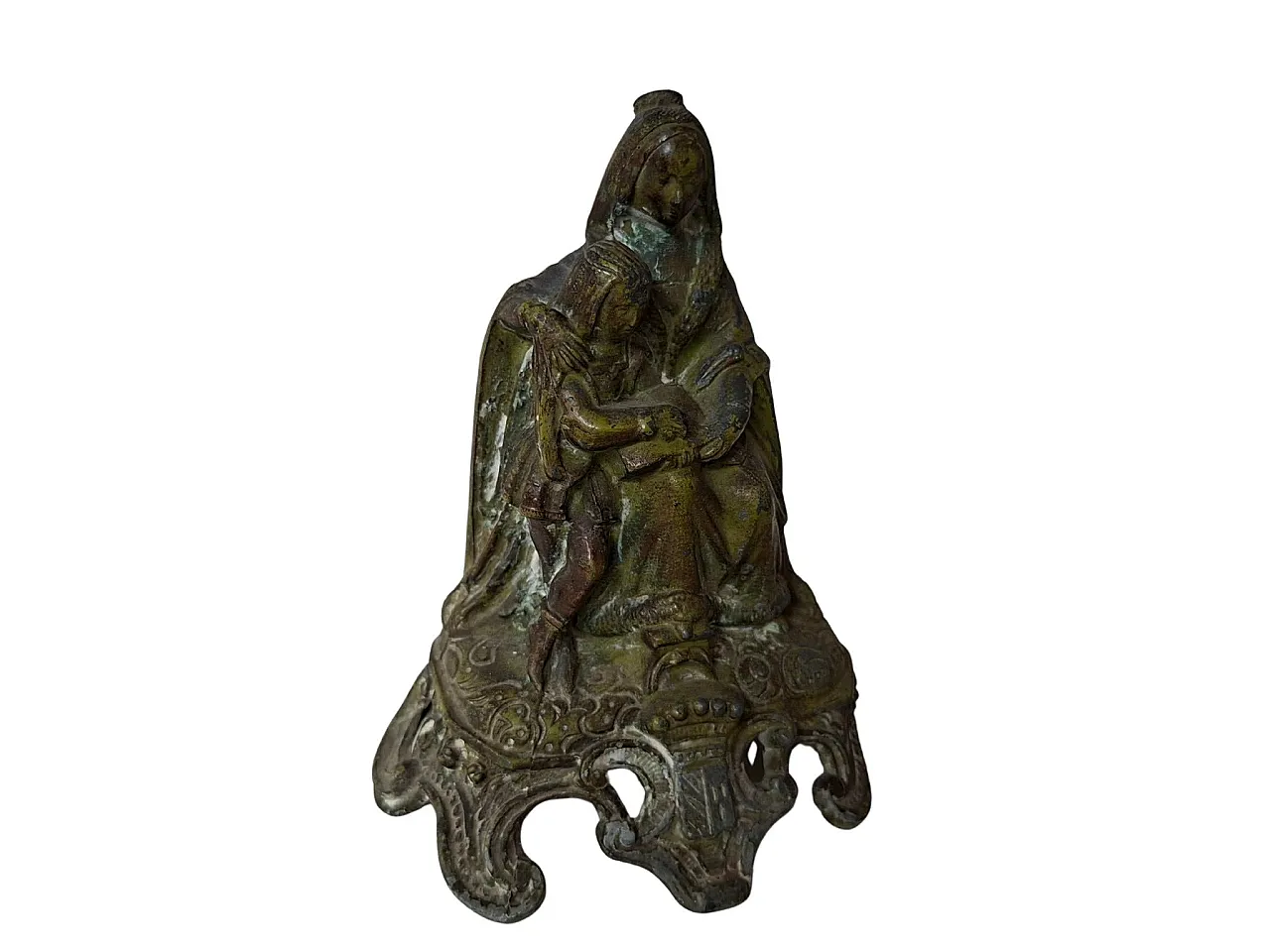Bronze table lamp, 19th century 3