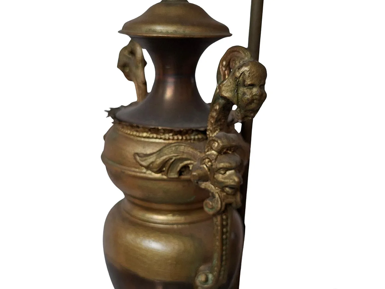 Bronze table lamp, 19th century 4