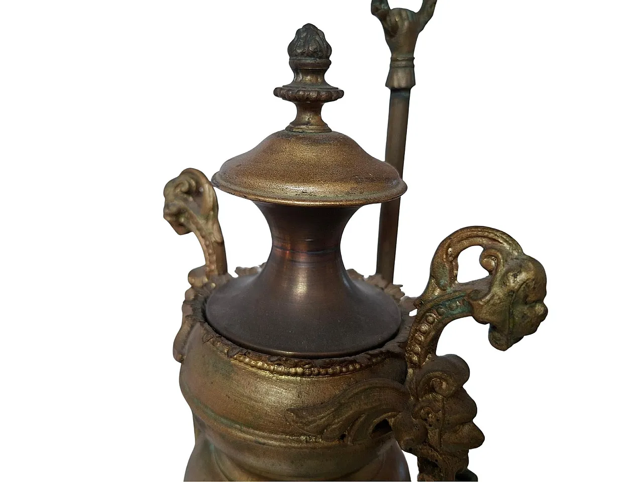 Bronze table lamp, 19th century 5