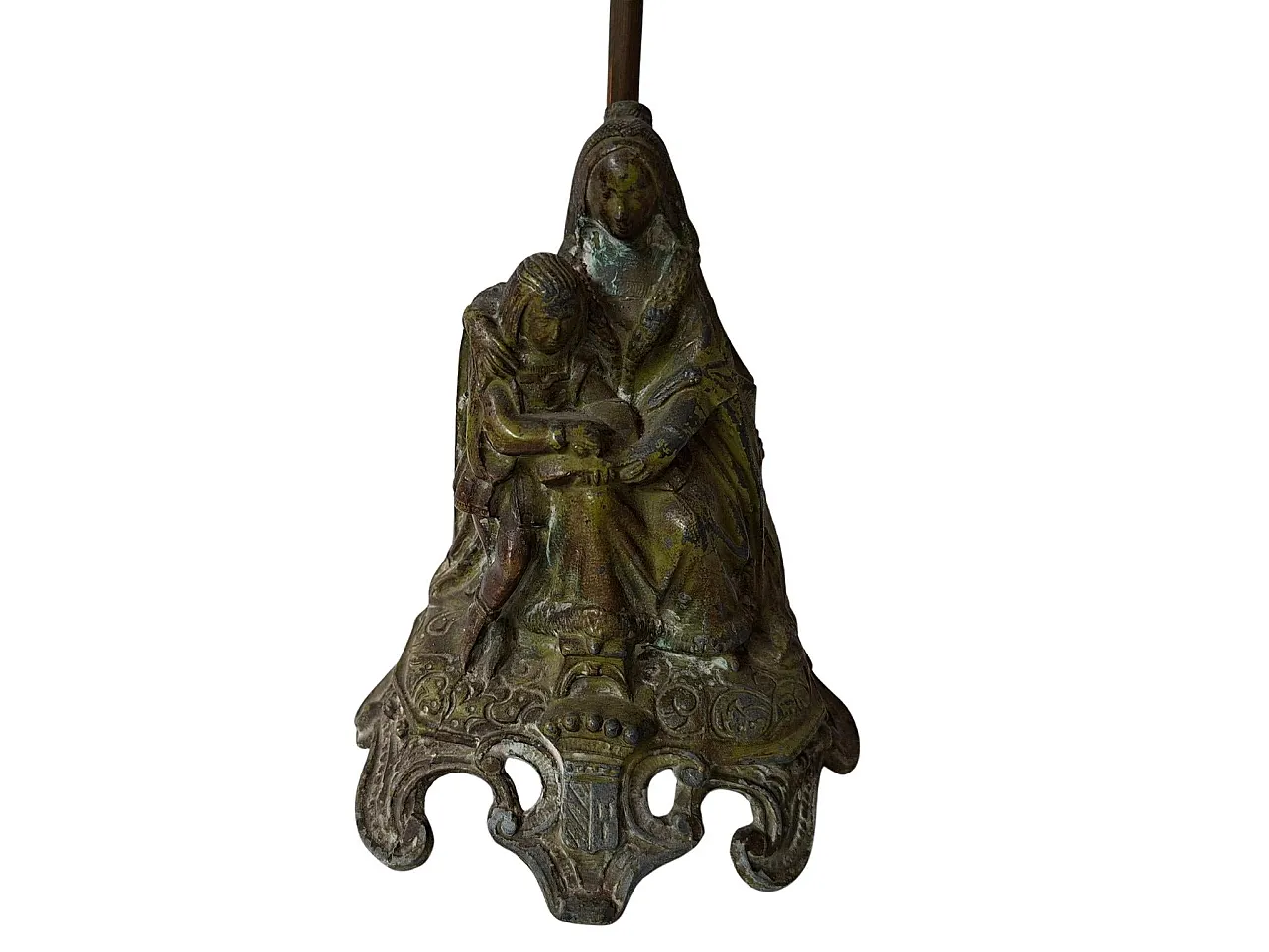 Bronze table lamp, 19th century 7
