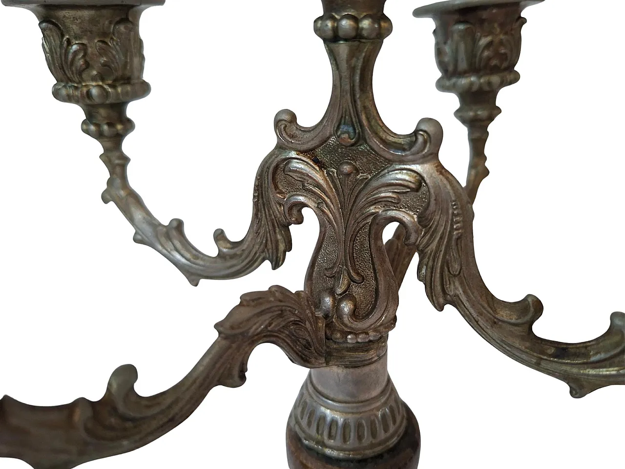 5-Flame candelabra by AGAD in baroque style, 1970s 6