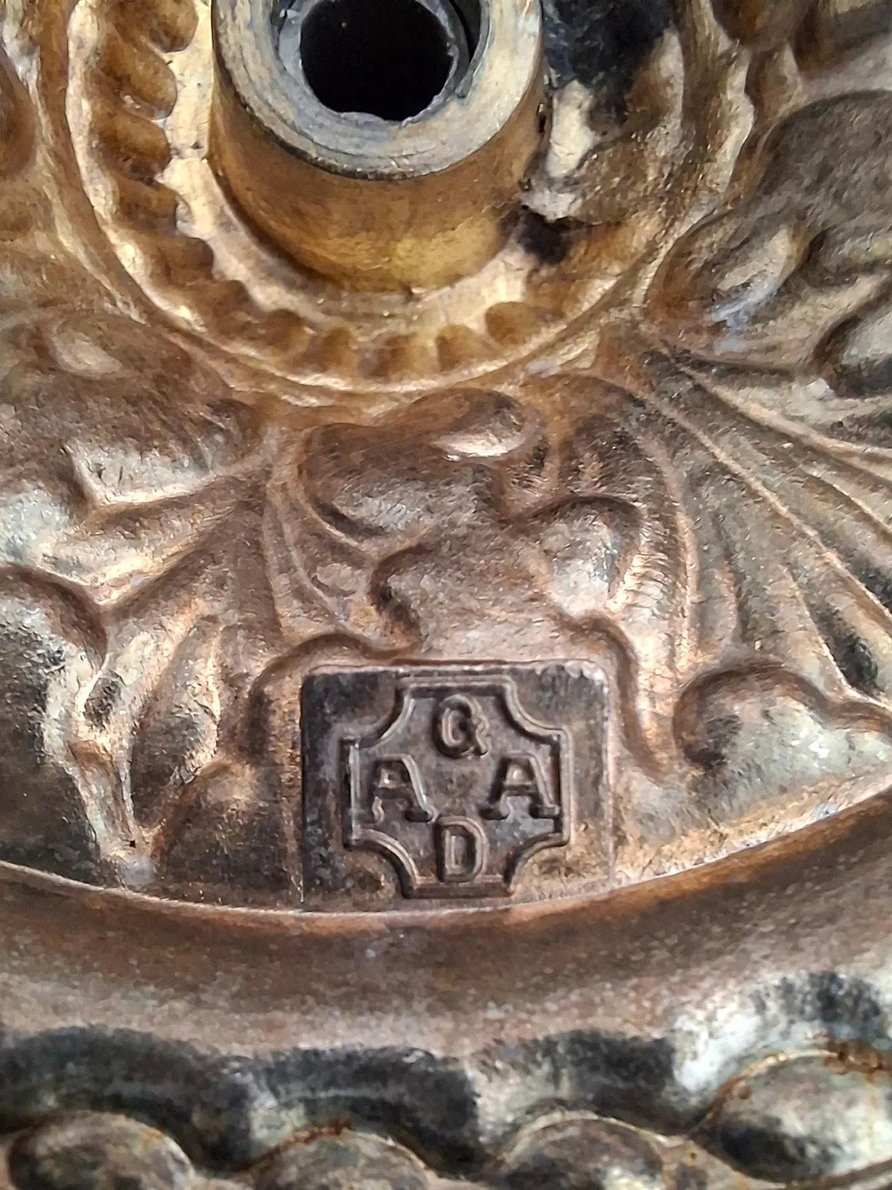 5-Flame candelabra by AGAD in baroque style, 1970s 7