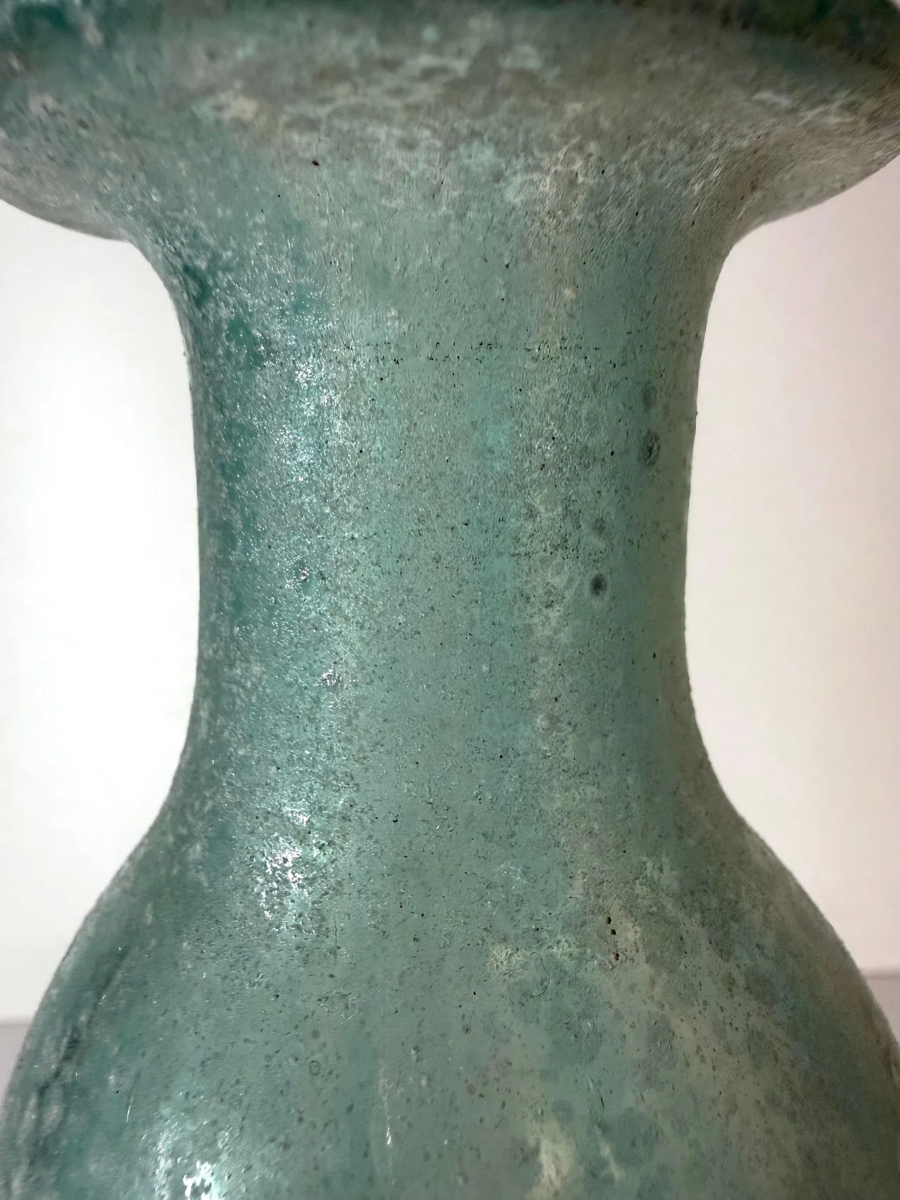 Vaso bottiglia in vetro scavo attr. a Gino Cenedese, '900 8