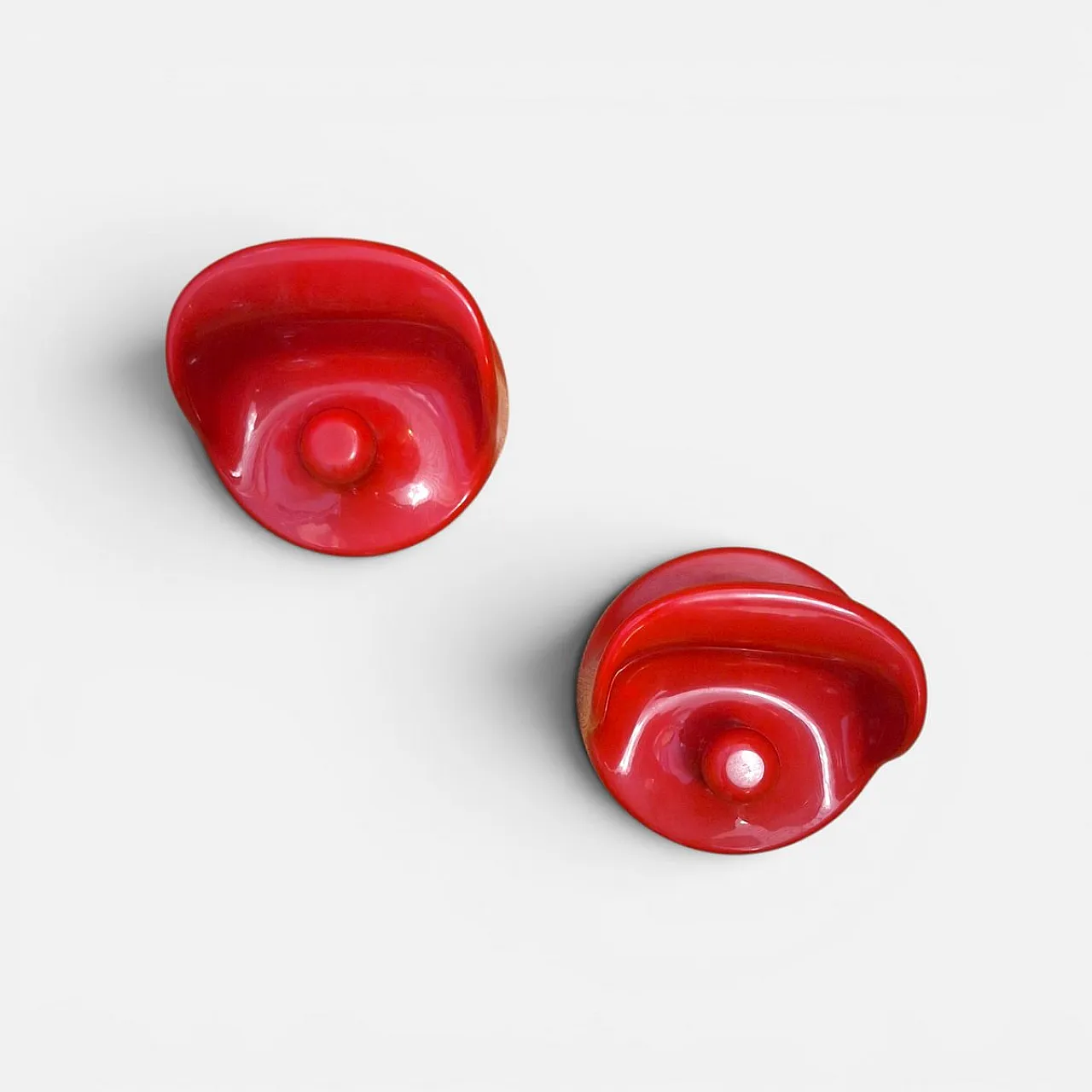 Coppia di appendiabiti nr. 4702 di Olaf Van Bohr per Kartell, anni '70 4