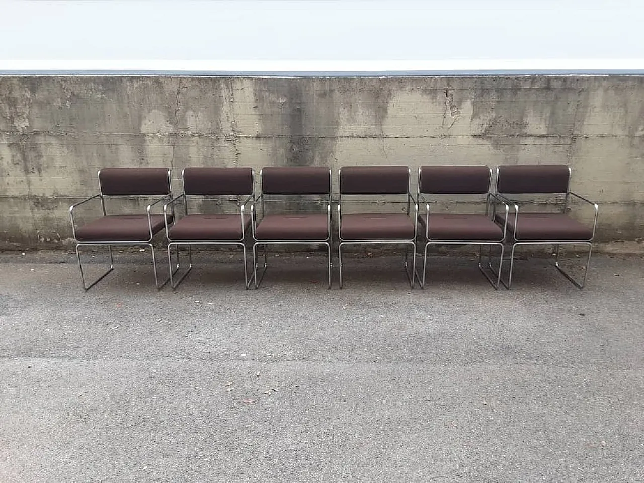 6 Minny chairs by Giovanni Carini for Planula, 1970s 1