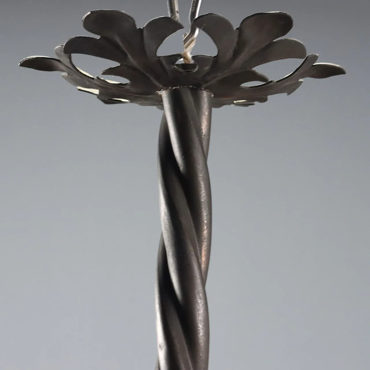 Liberty chandelier in burnished metal, 20th century 10