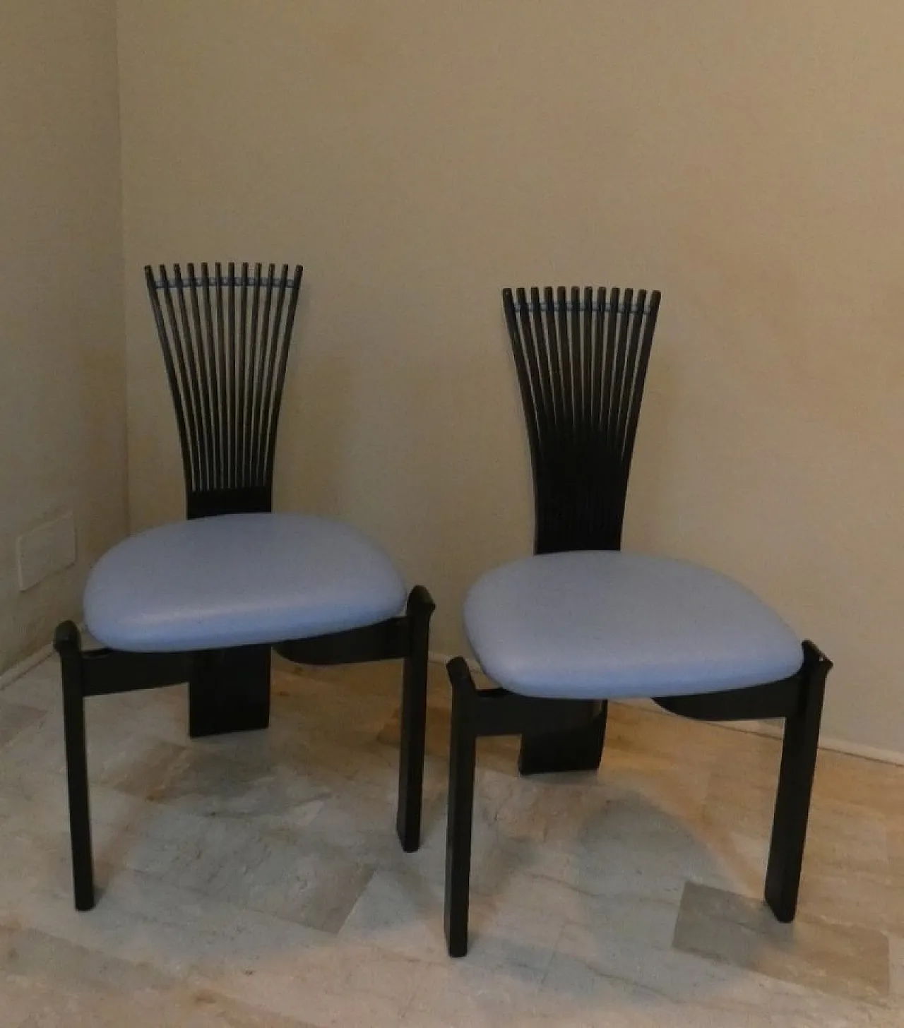 Pair of Totem Chairs by Torstein Nilsen for Westnofa, Norway, 1980s 1