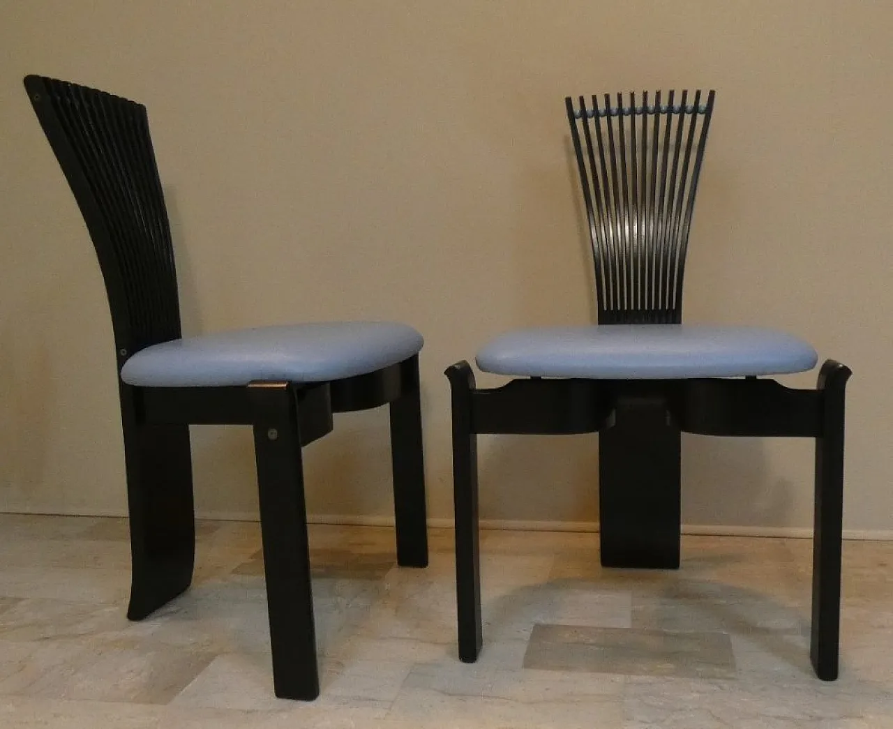 Pair of Totem Chairs by Torstein Nilsen for Westnofa, Norway, 1980s 2