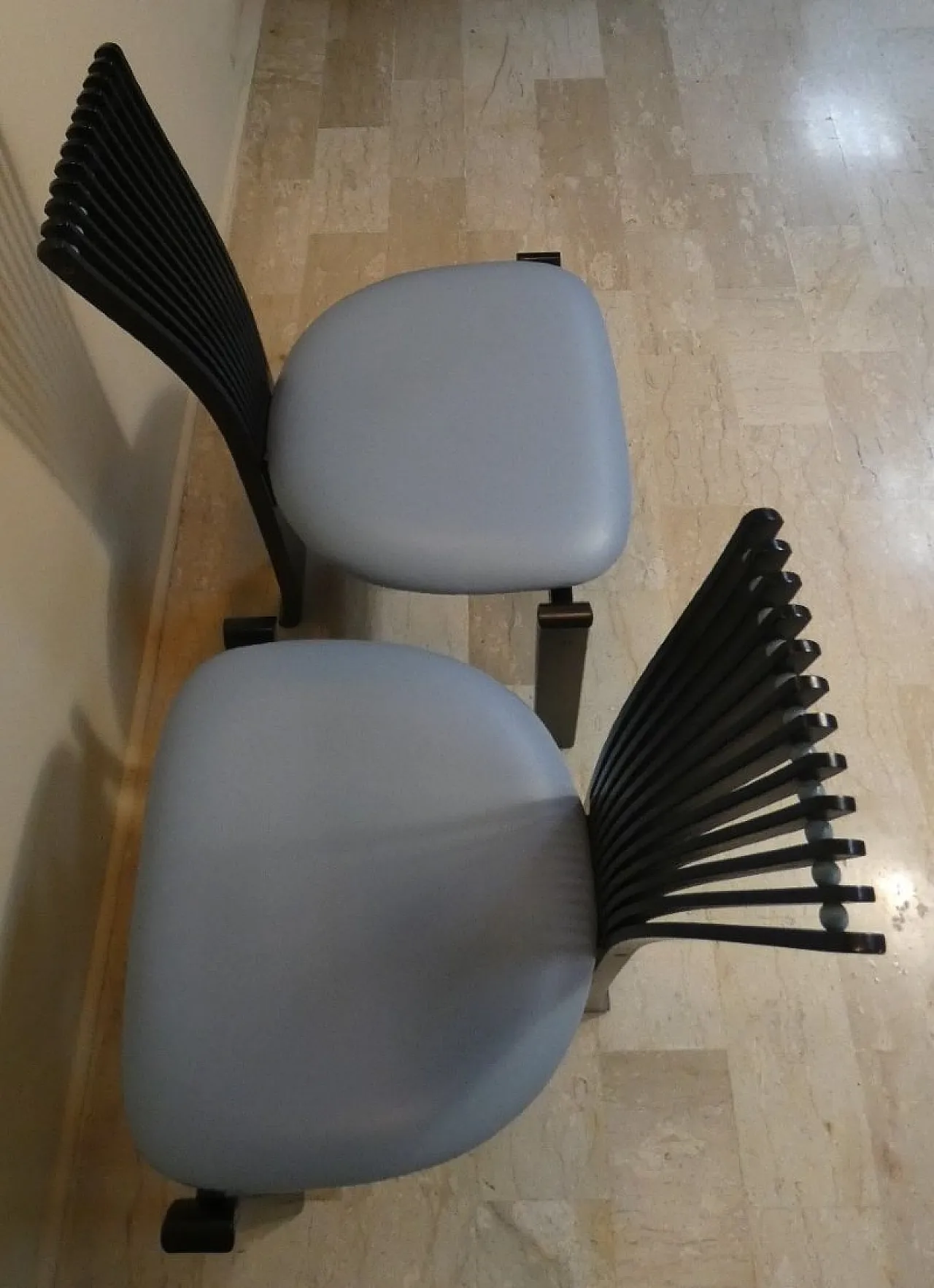 Pair of Totem Chairs by Torstein Nilsen for Westnofa, Norway, 1980s 14